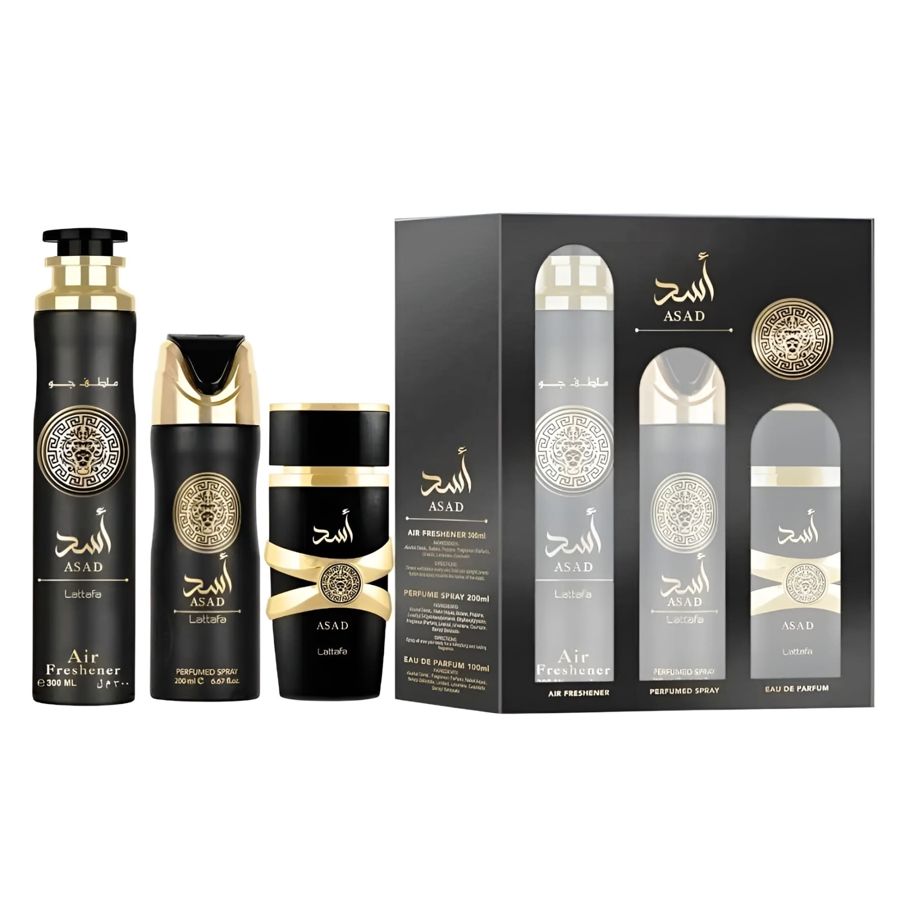 Lattafa Asad Presentset 100 ml + 200 ml + 300 ml