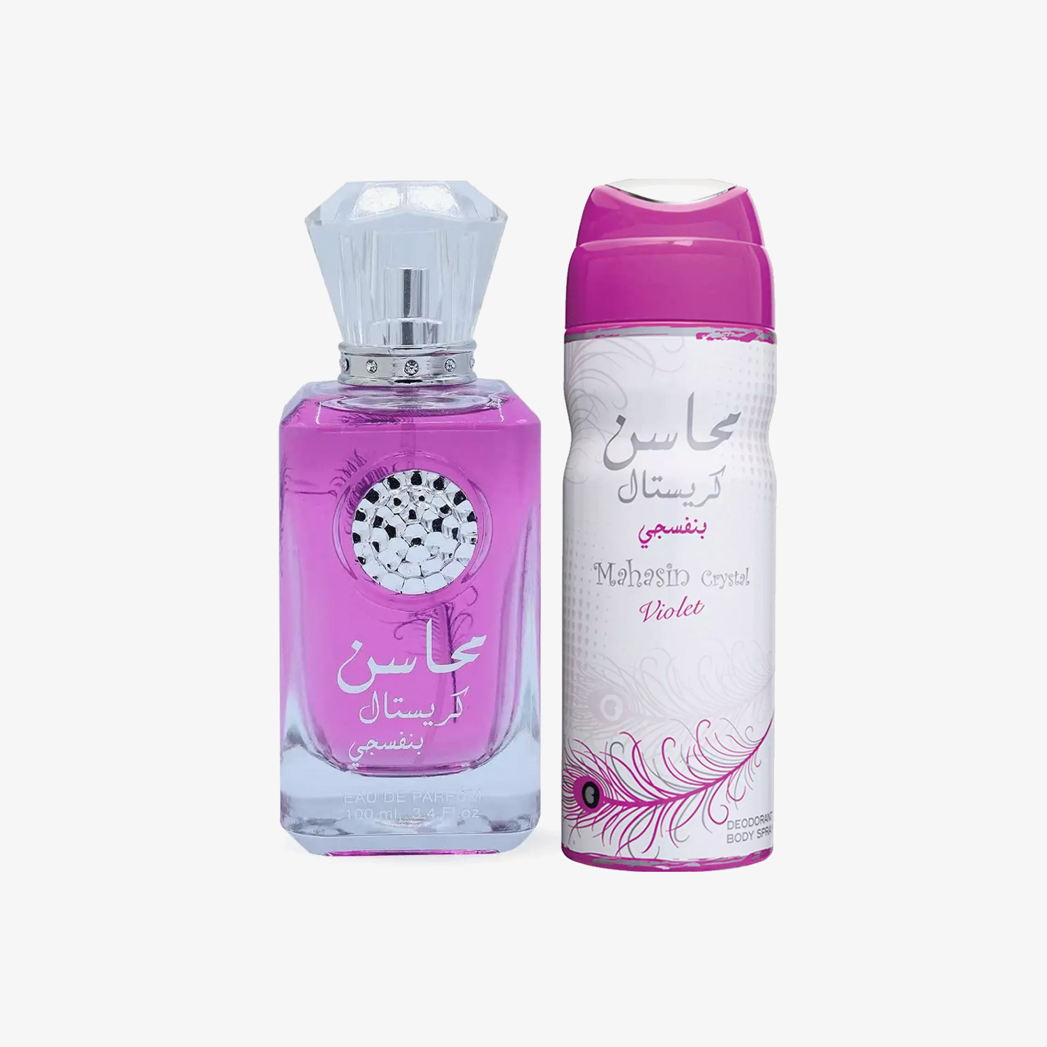 Lattafa Mahasin Crystal Violet Presentset 100 ml + 50 ml
