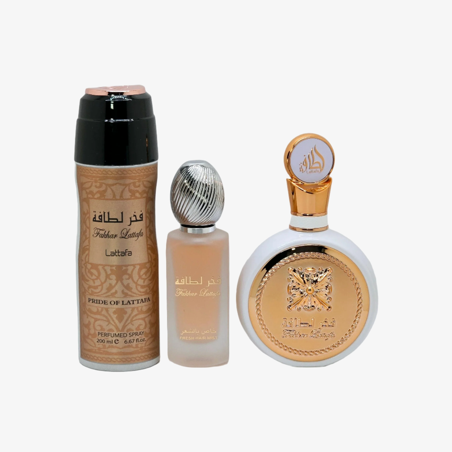Lattafa Fakhar Women Presentset 100 ml + 200 ml + 50 ml