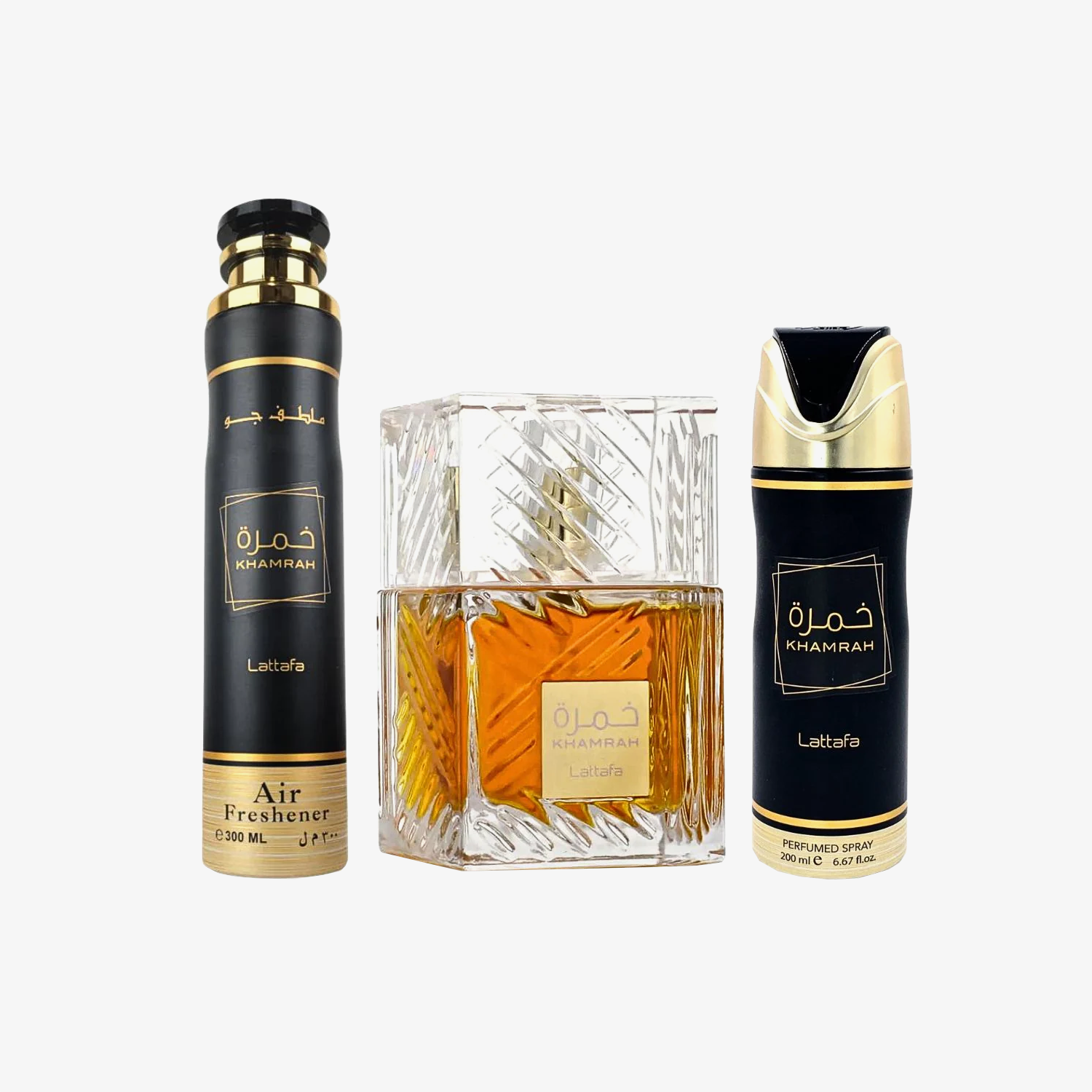 Lattafa Khamrah Presentset 100 ml + 200 ml + 300 ml