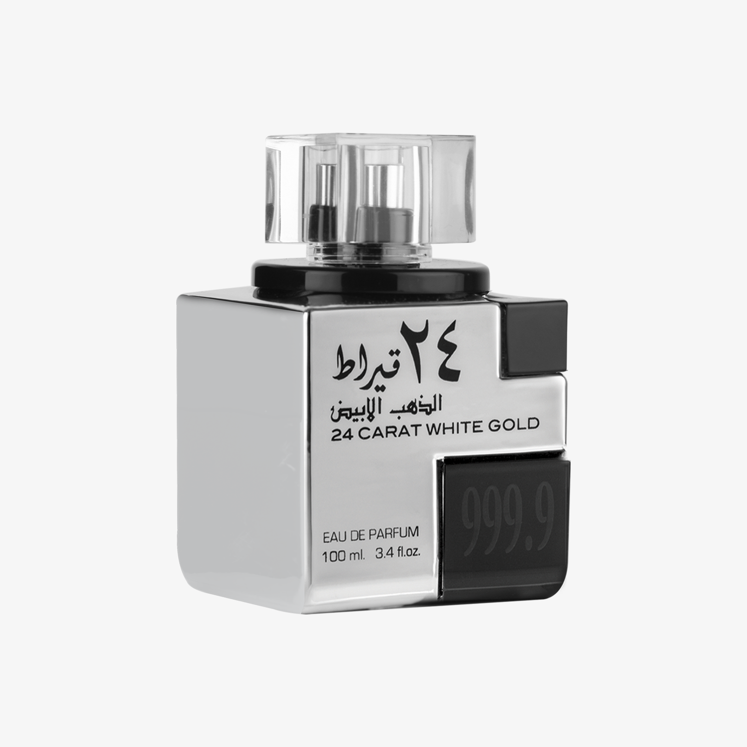 Lattafa 24 Carat White Gold Eau de Parfum 100 ml – parfymflaska
