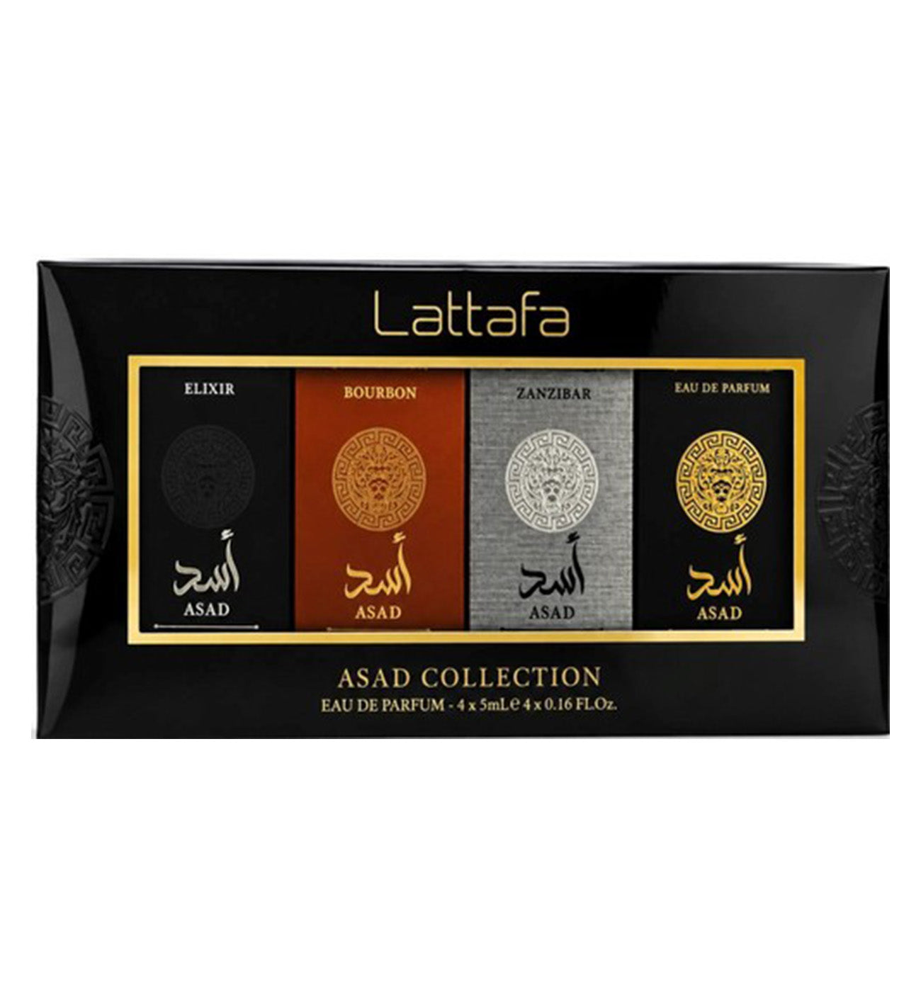 Lattafa Asad Collection Presentset 4 × 5 ml