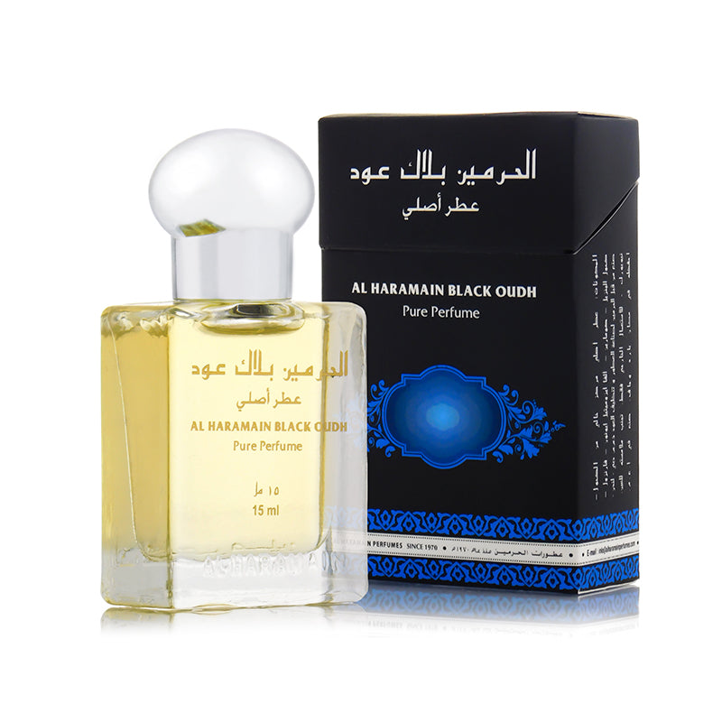 Al Haramain Black Oudh Parfymolja 15 ml – produktbild