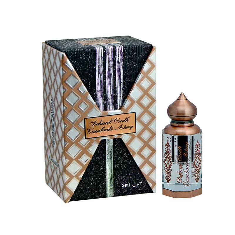 Al Haramain Cambodi Ateeq Oud Parfymolja 3 ml – produktbild