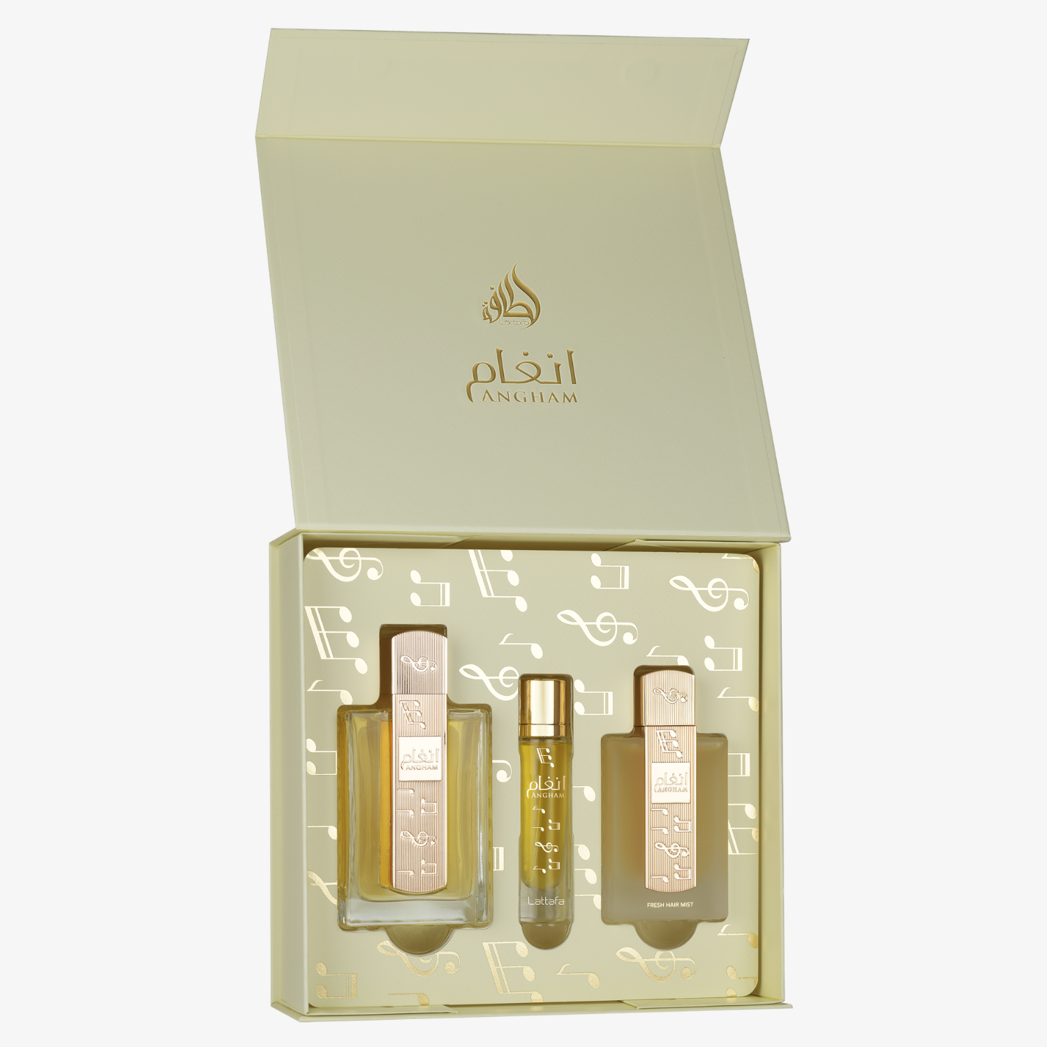 Lattafa Angham Presentset 100 ml + 12 ml + 50 ml