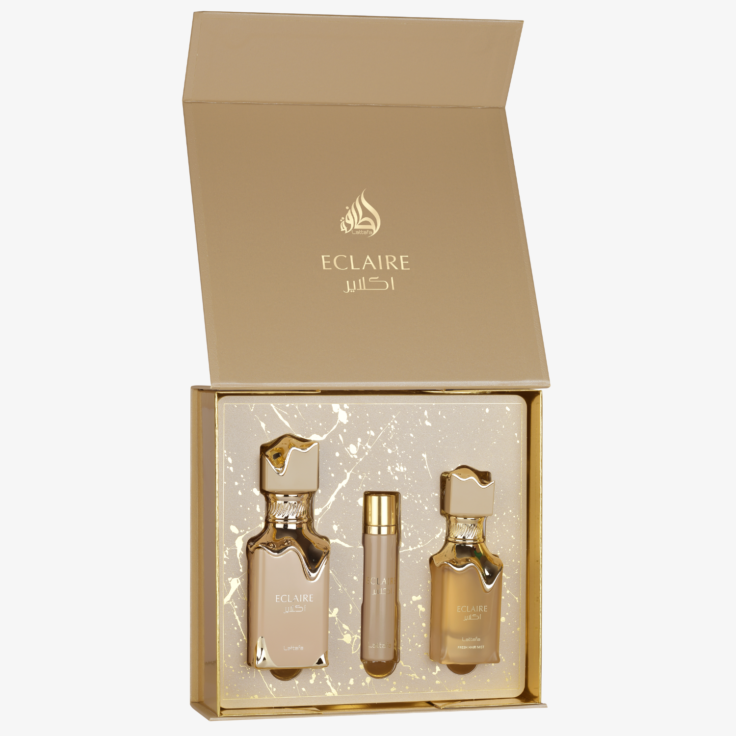 Lattafa Eclaire Presentset 100 ml + 12 ml + 50 ml