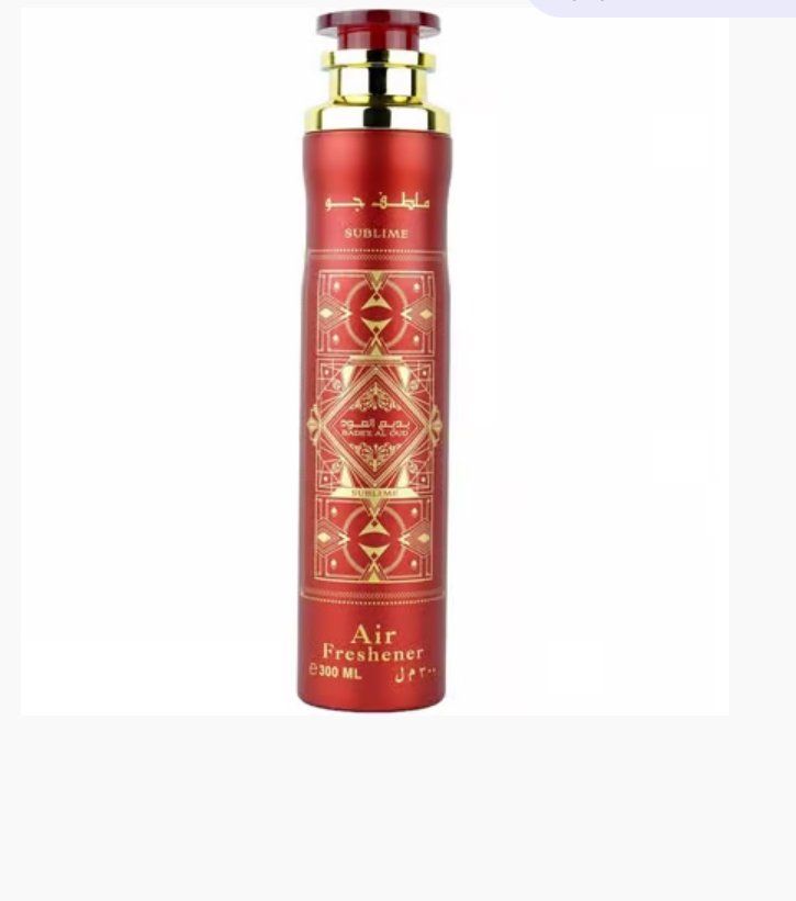Lattafa Badee Al Oud Sublime Air Freshener by Lattafa Perfumes 300mL Spray