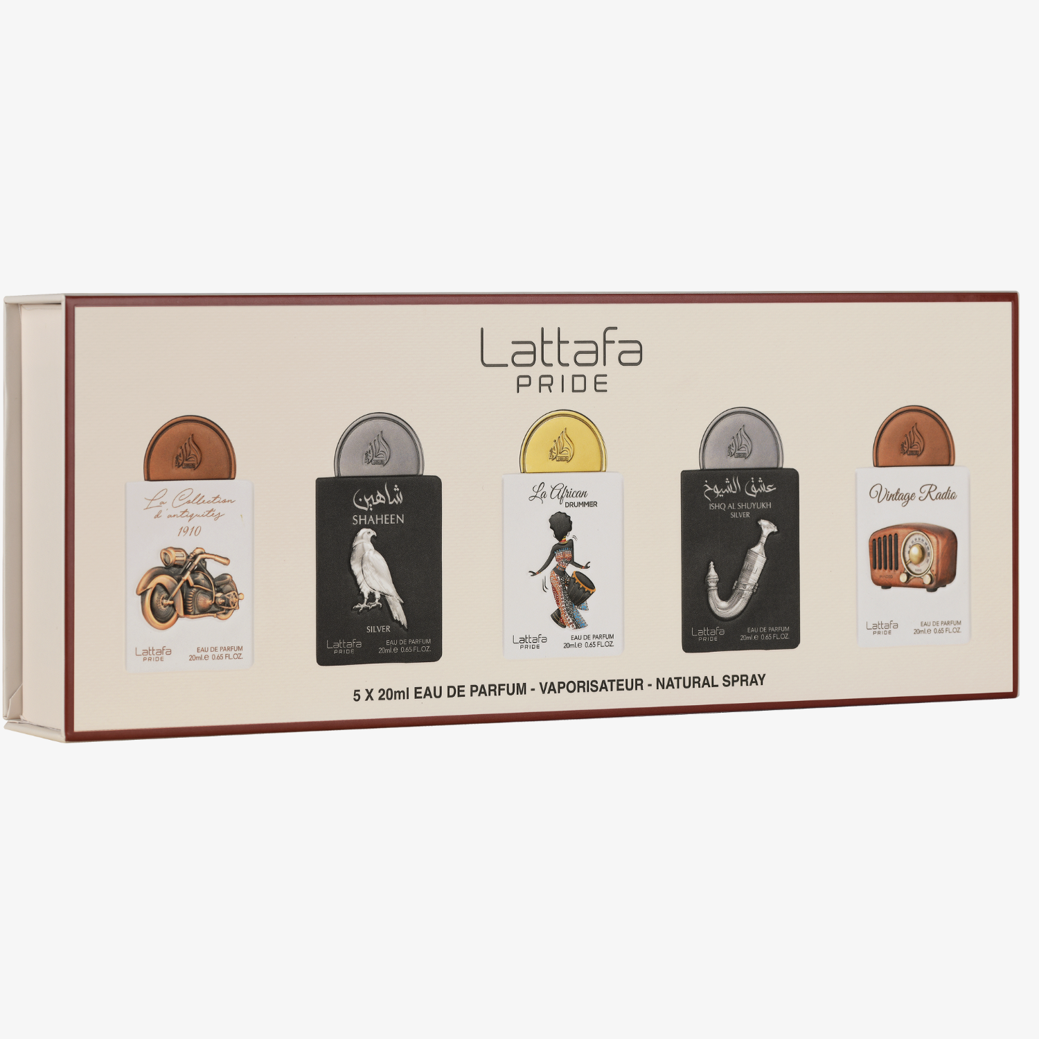 Lattafa Pride Collection No. 5 Presentset 5 × 20 ml