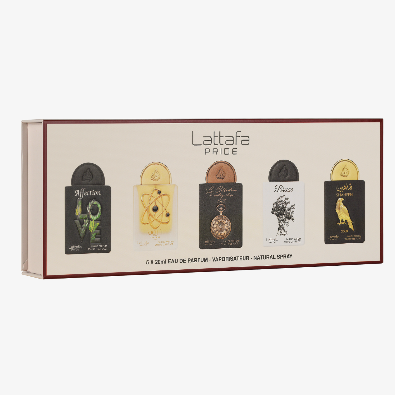 Lattafa Pride Collection No. 1 Presentset 5 × 20 ml