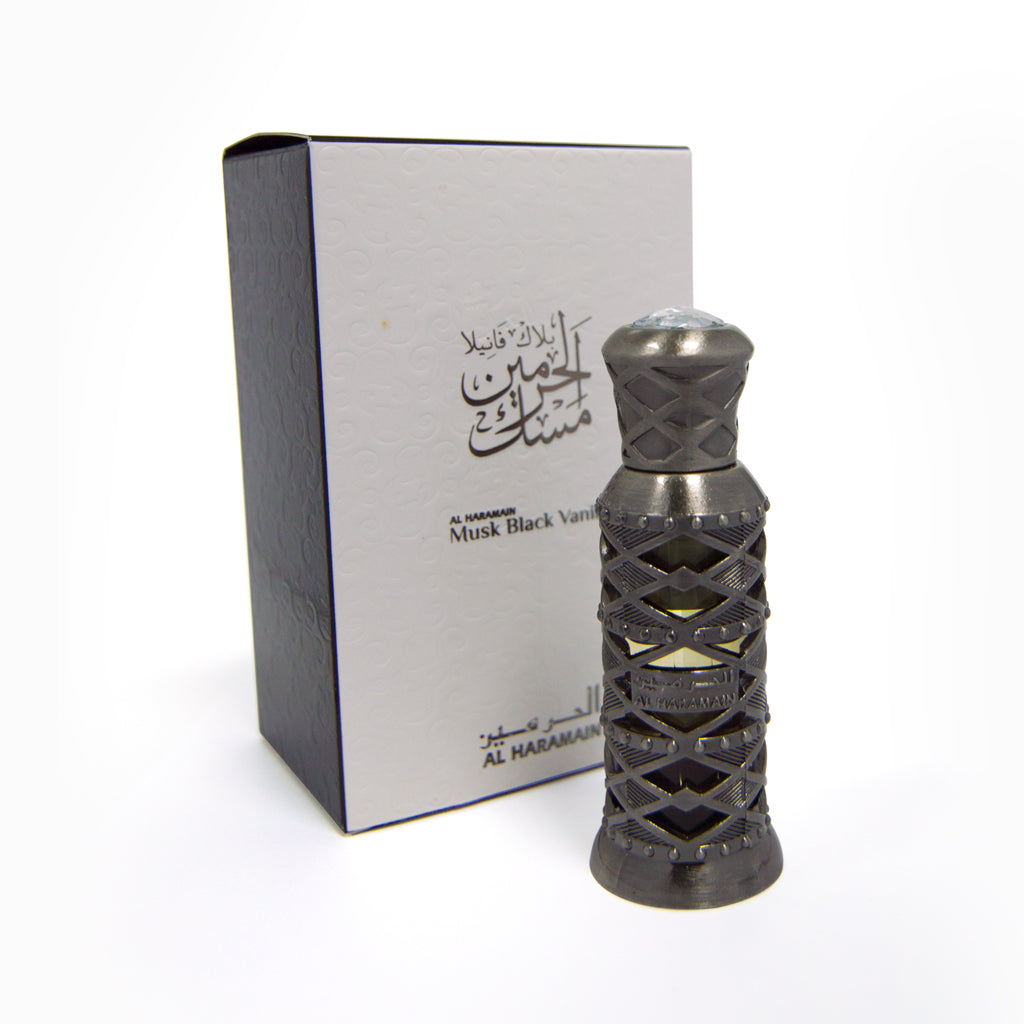 Al Haramain Musk Black Vanilla Parfymolja 12 ml – produktbild