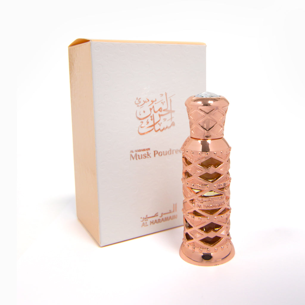 Al Haramain Musk Poudree Parfymolja 12 ml – produktbild