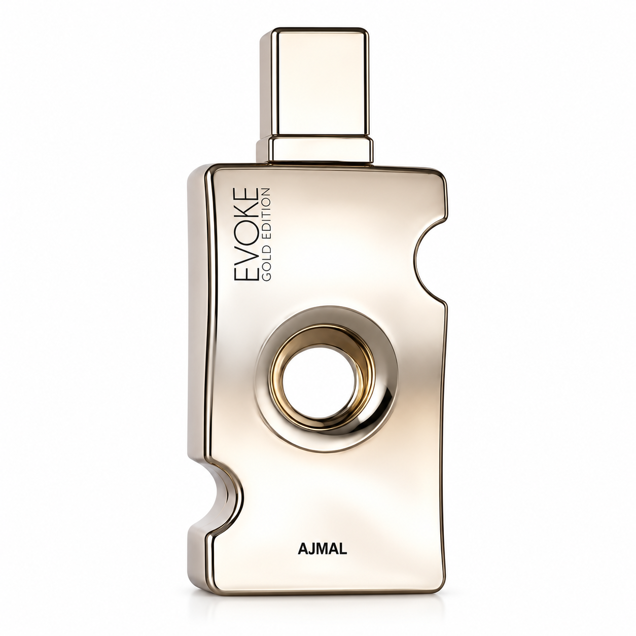 Ajmal Evoke Gold for Her Eau de Parfum 75 ml – flaska på vit bakgrund