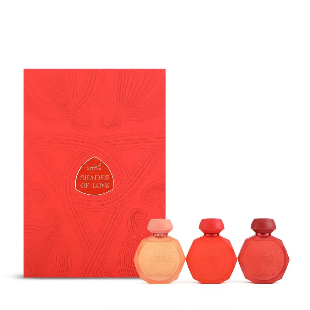 Gissah Shades of Love Presentset 3 × 30 ml