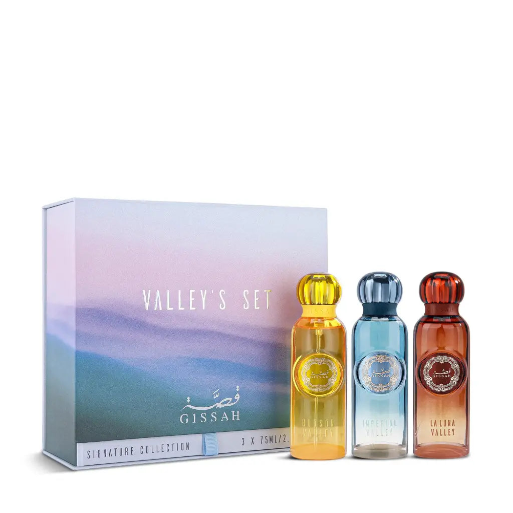 Gissah Valley’s Set Presentset 3 × 75 ml