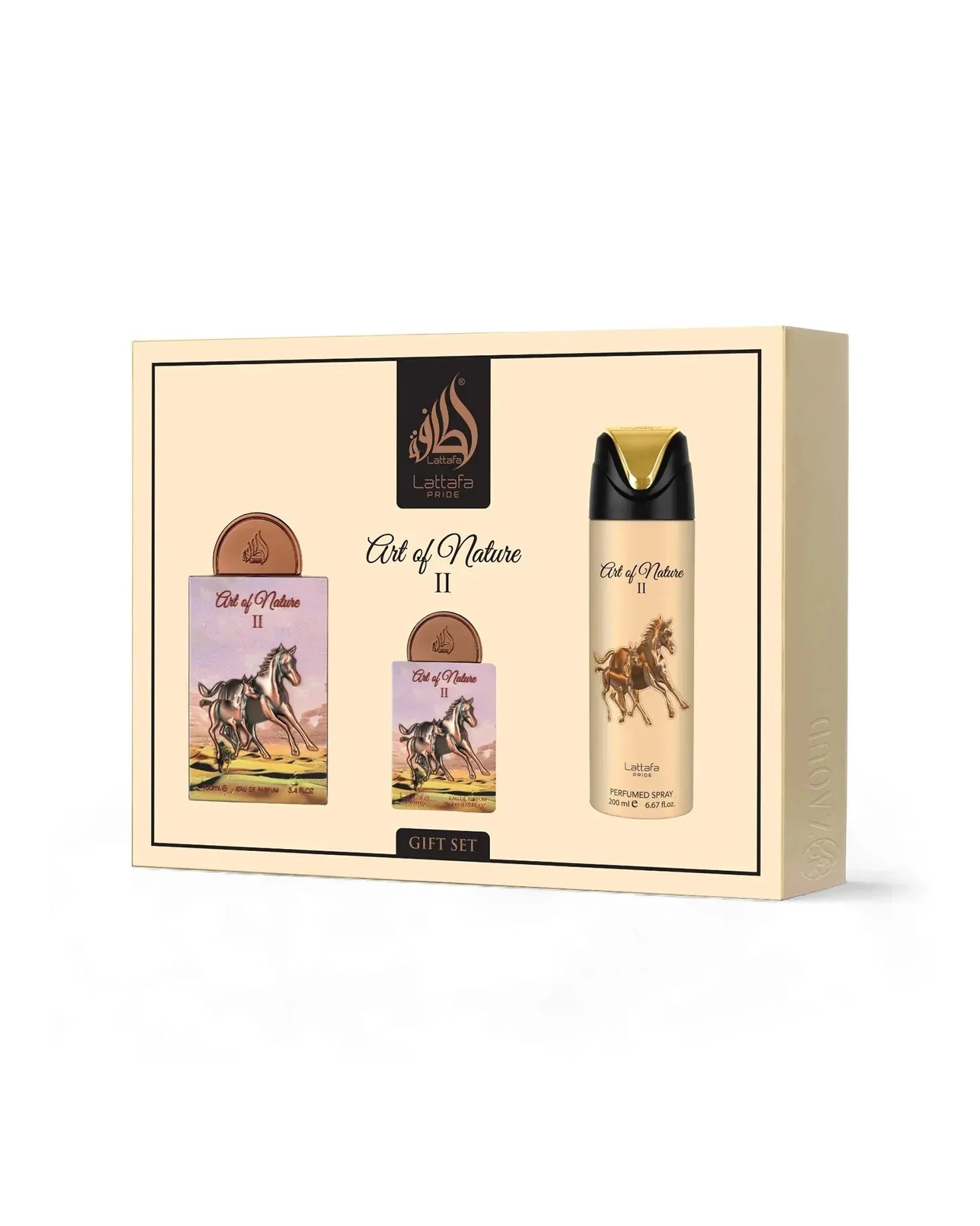 Lattafa Pride Art of Nature II Presentset 100 ml + 20 ml + 200 ml