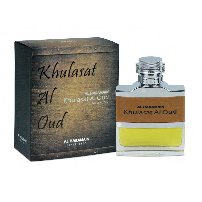 Al Haramain Khulasat Al Oud Eau de Parfum 100 ml – produktbild