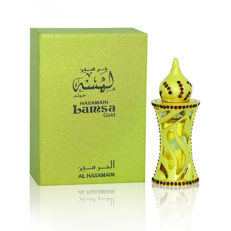 Al Haramain Lamsa Gold Parfymolja 12 ml – produktbild
