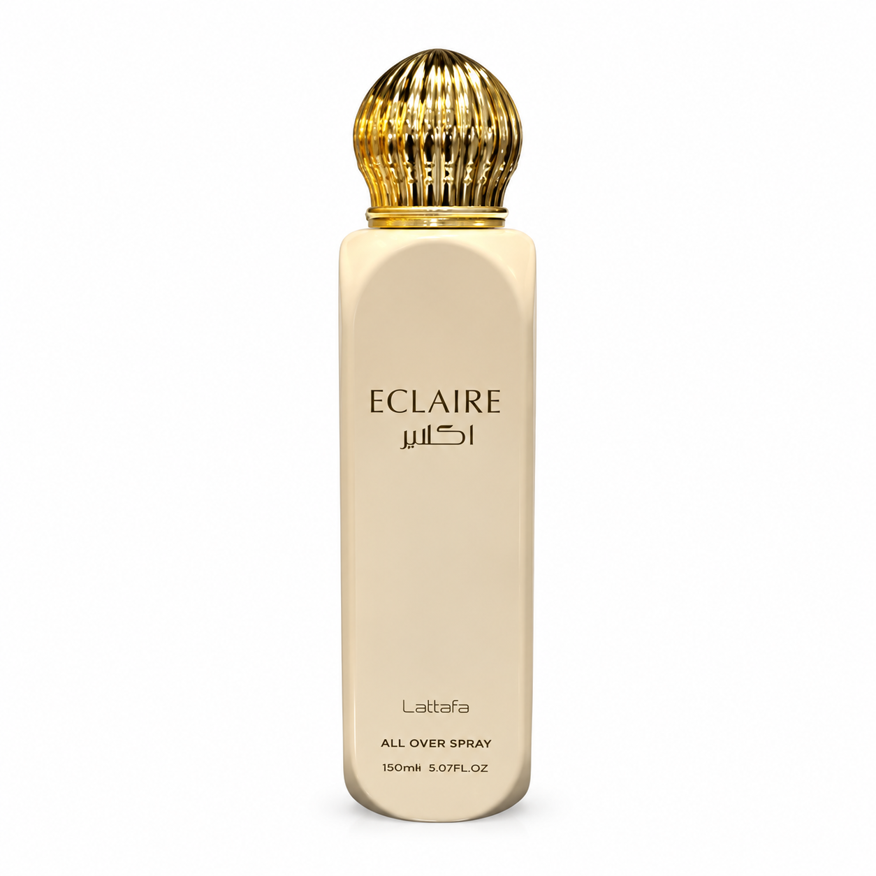 Lattafa Eclaire All Over Spray 150ml – flaska på vit bakgrund