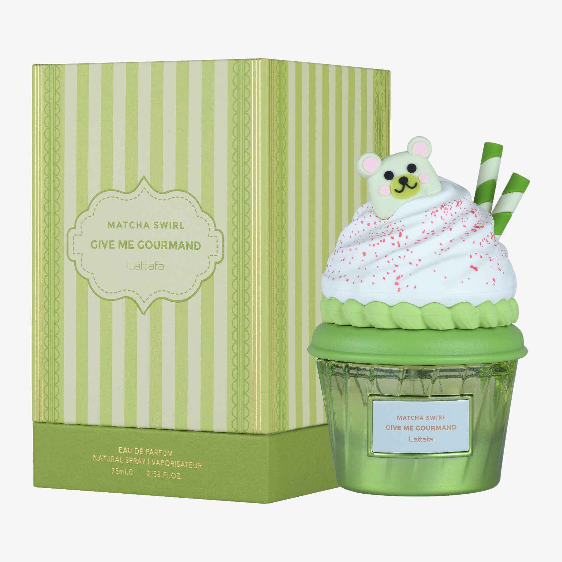 Lattafa Give Me Gourmand Matcha Swirl Eau de Parfum 75 ml – parfymflaska