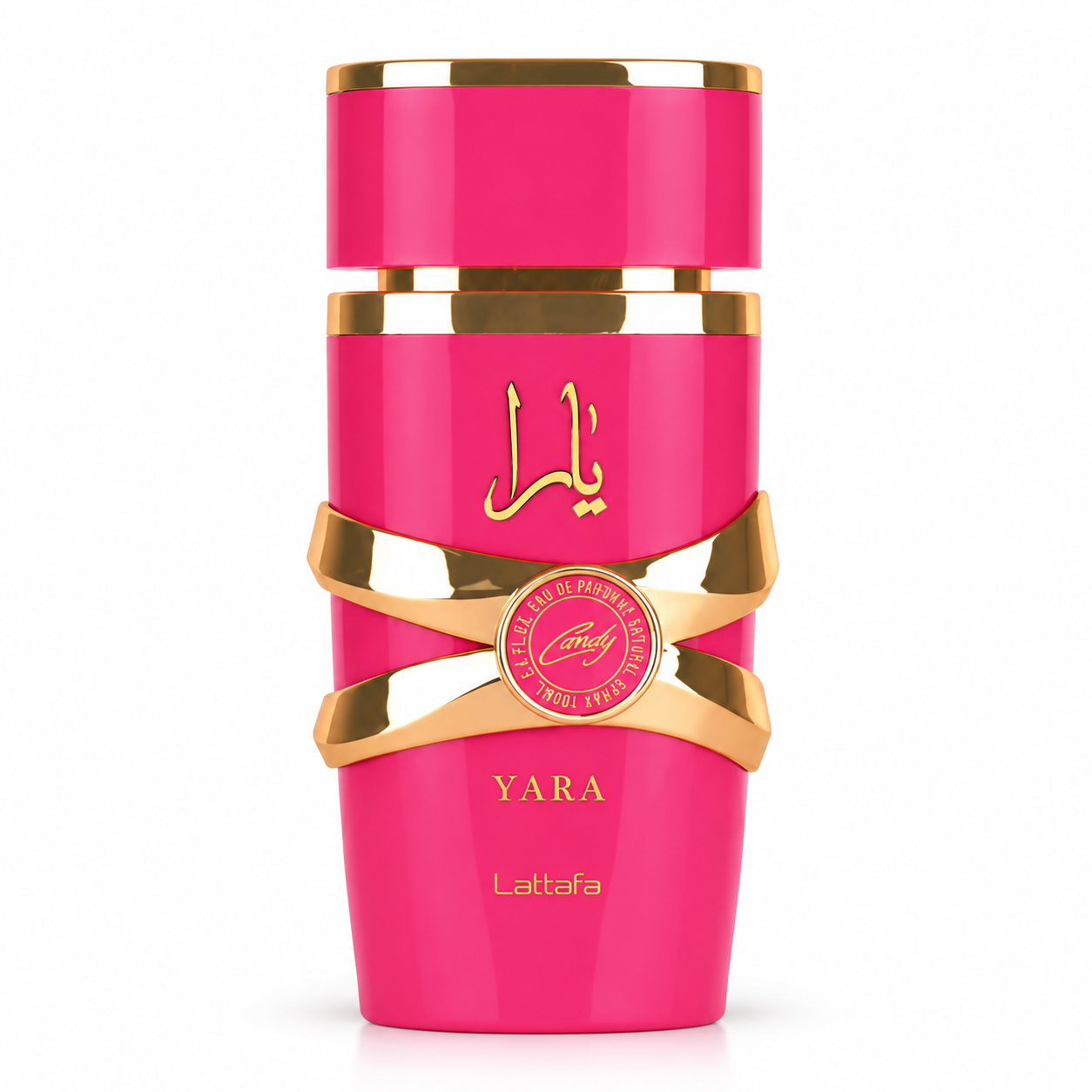 Lattafa Yara Candy Eau de Parfum 100ml – flaska på vit bakgrund