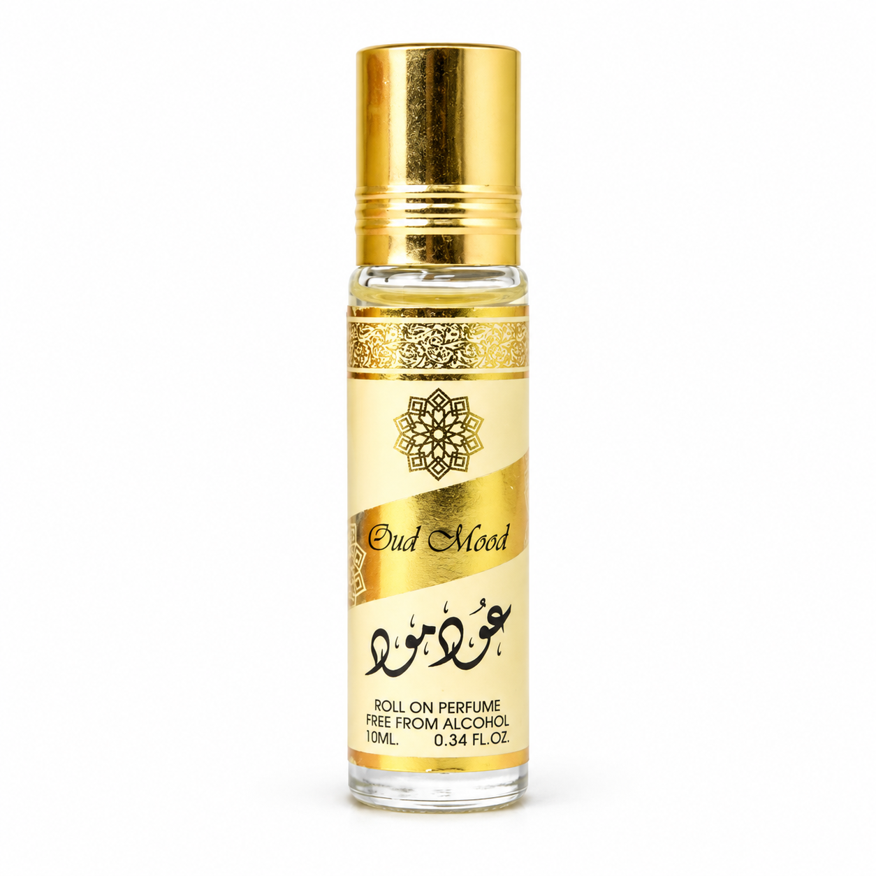 Oud Mood Perfume Oil 10ml Ard Al Zaafran – flaska på vit bakgrund