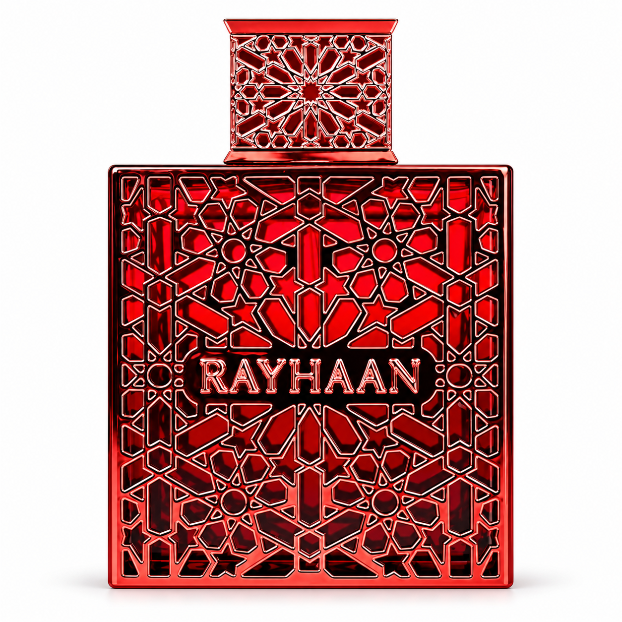 Rayhaan Crimson Eau de Parfum 100 ml – flaska på vit bakgrund